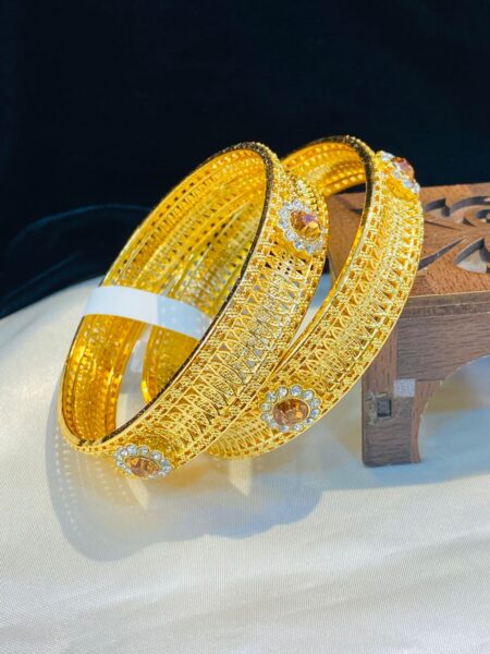 Elegant Gold-Plated Bangles