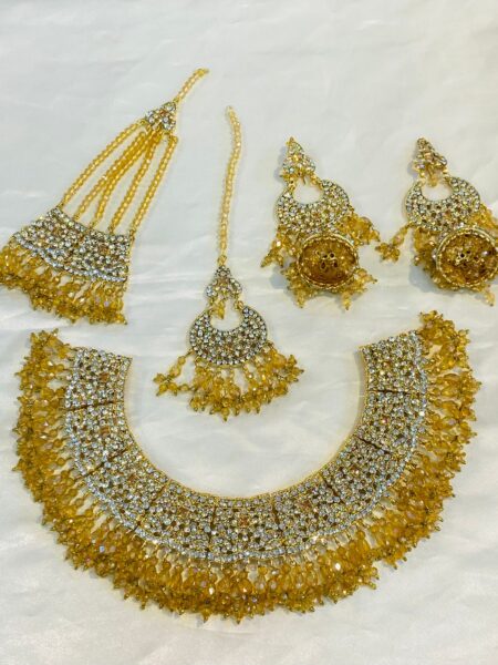 Bridal Golden Jewelry Set